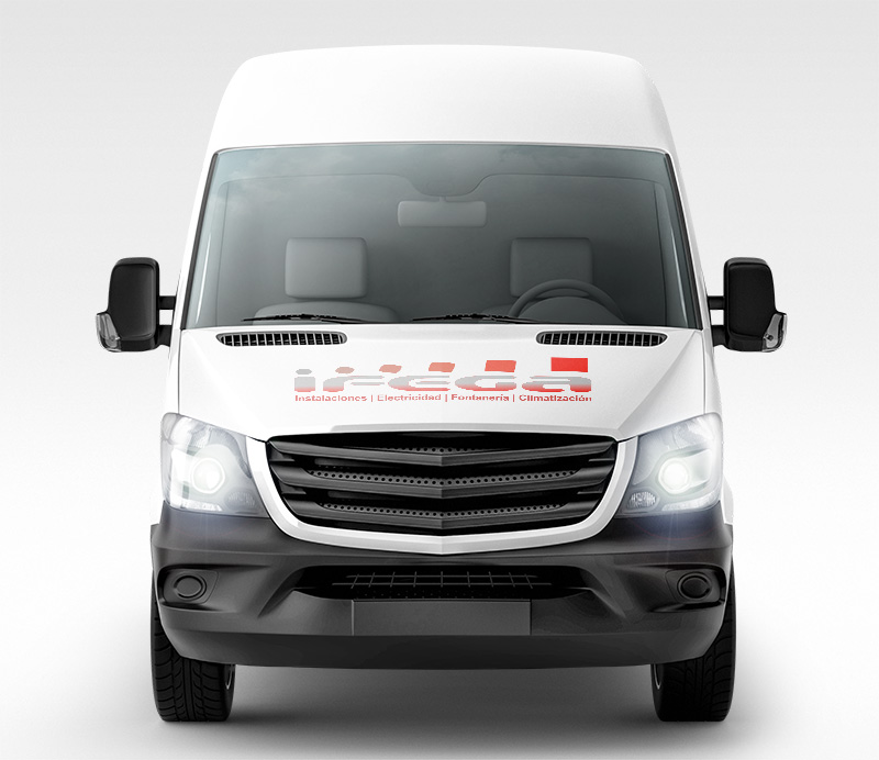 imagen de furgoneta de comercial ifega